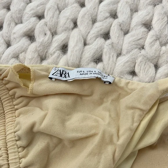 Zara Muted Yellow Bikini Size M/L - Picture 4 of 5